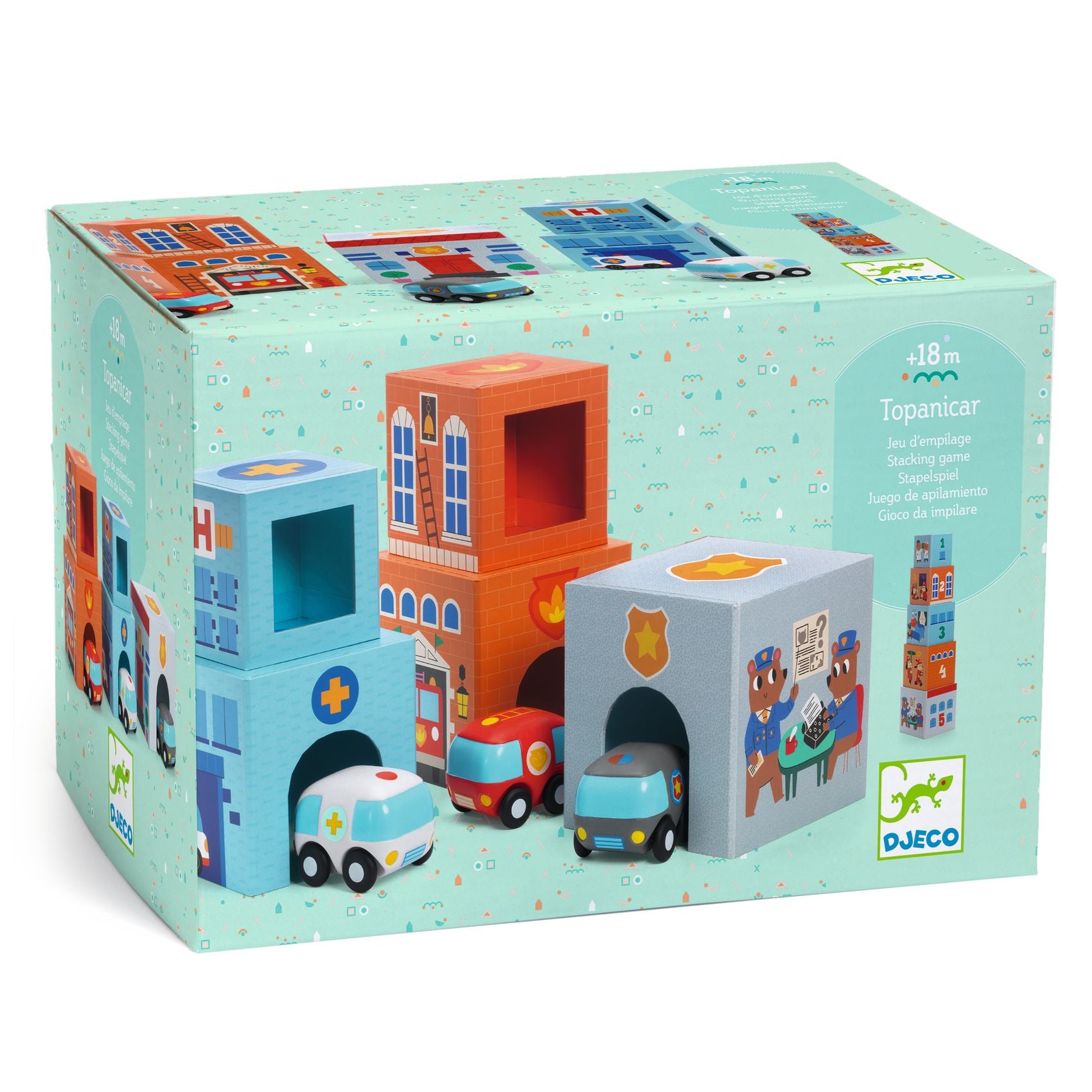 Topani Car Stacking Cubes