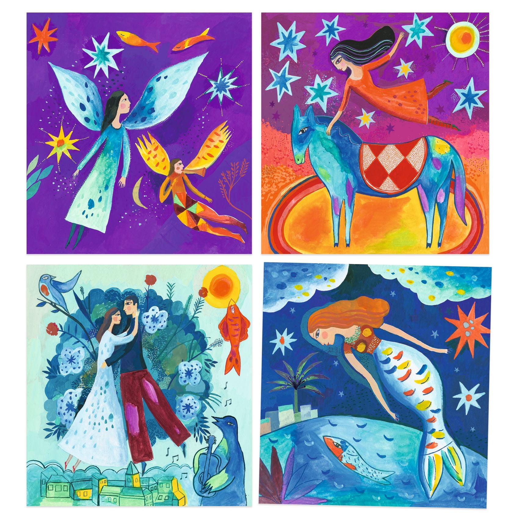 Inspired By -  Marc Chagall - In a dream