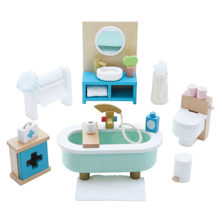 Wooden Dolls House Bathroom Furniture Eve s Toy Shop
