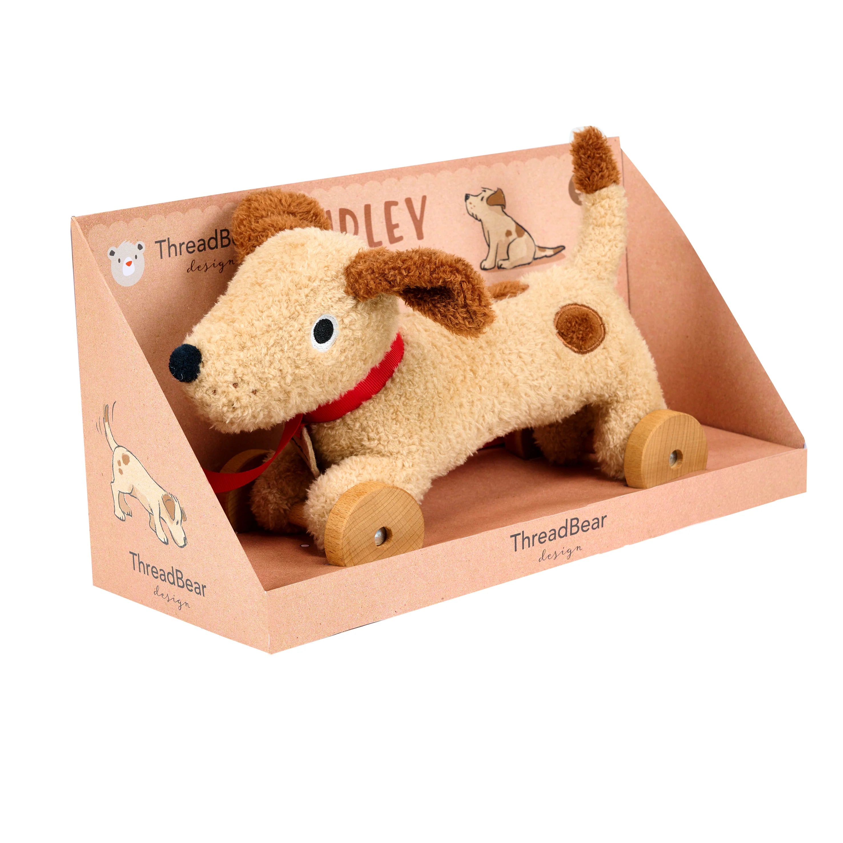 Dudley Pull Along Dog Eve s Toy Shop