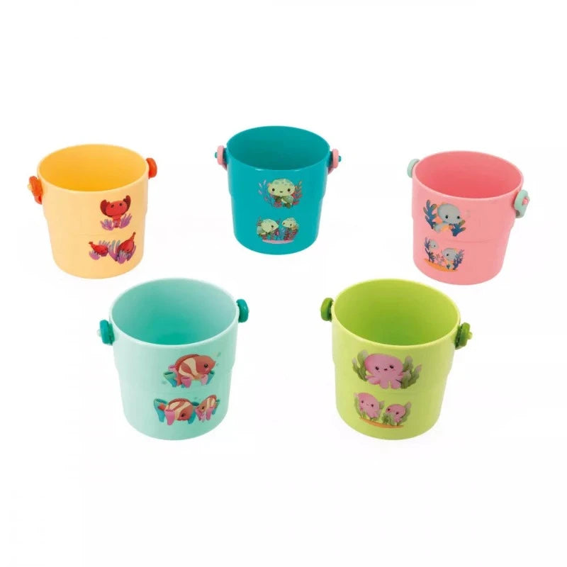 Sea Creature Activity Bath Buckets.