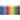 Set of colorful crayons with flower designs on a white background