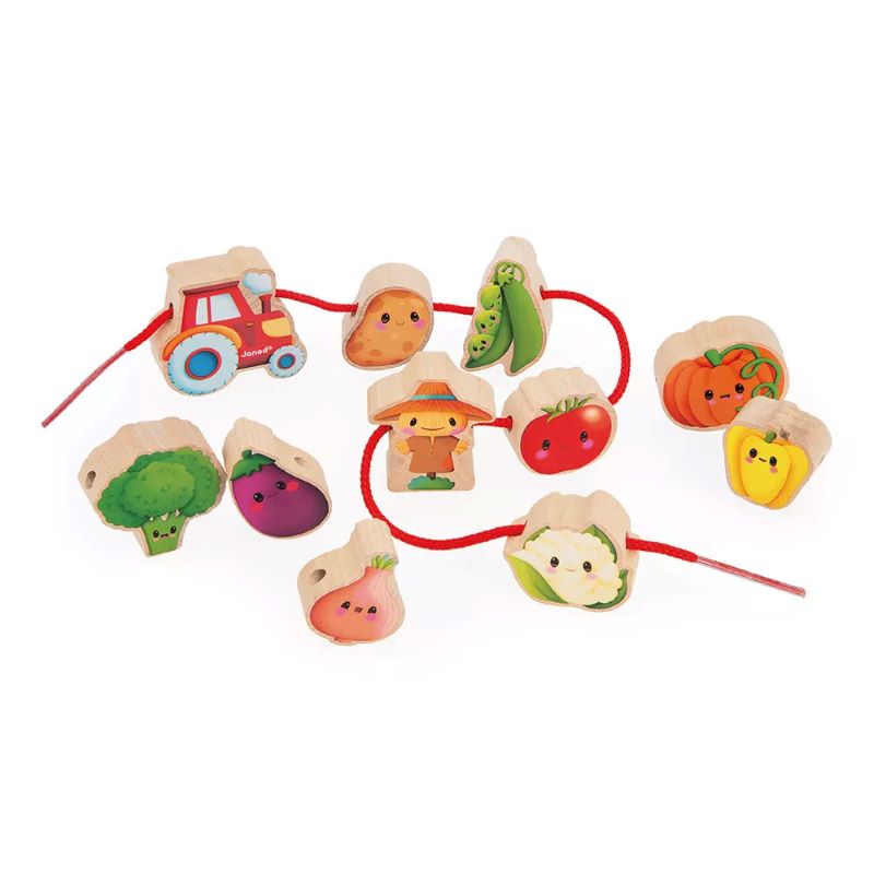 Vegetable Garden Threading Beads