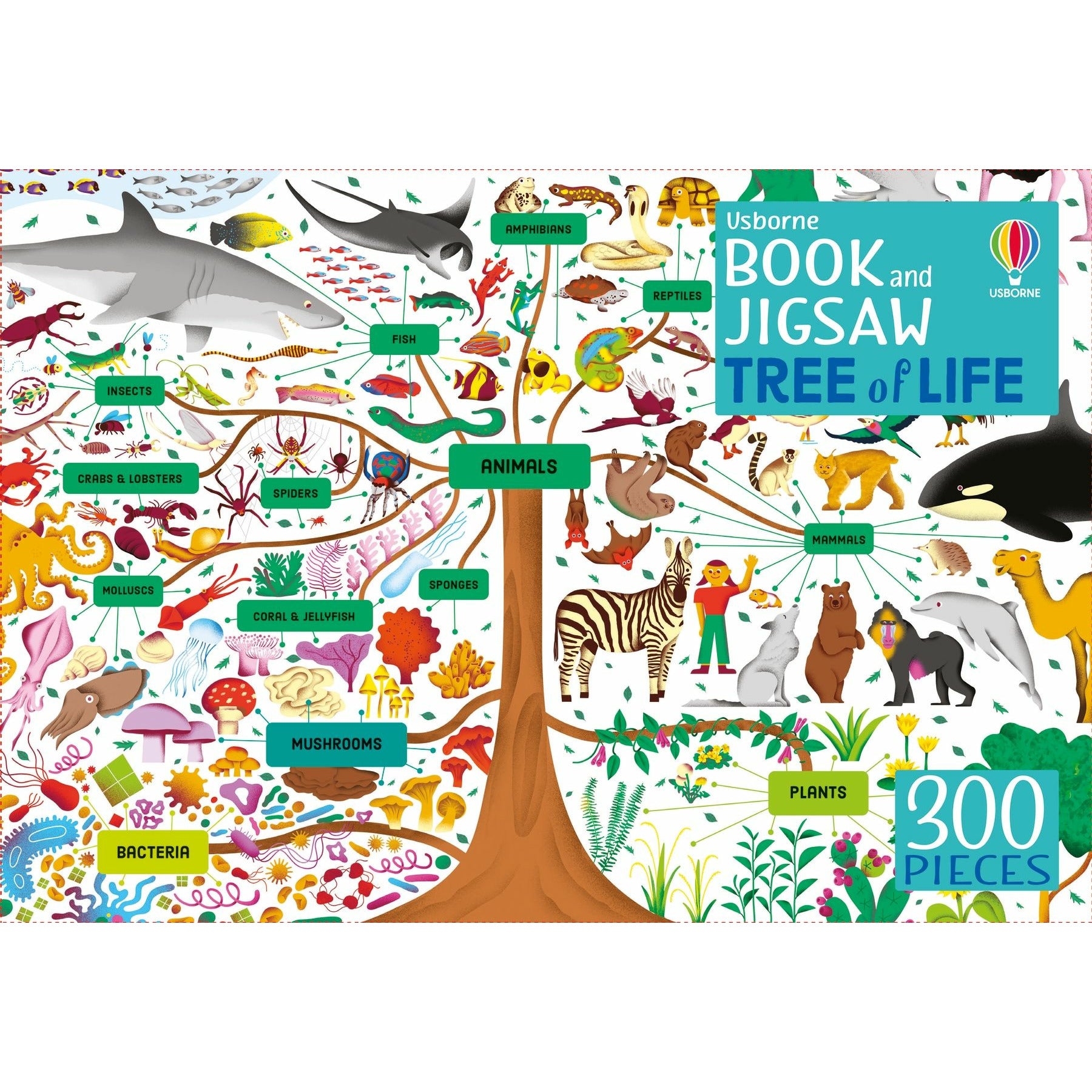 Tree of life 300 Piece Jigsaw & Book