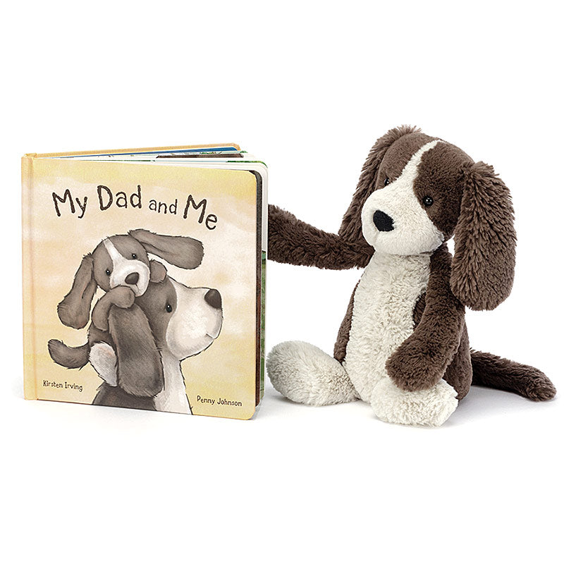 My Dad & Me Book & Fudge Puppy Toy