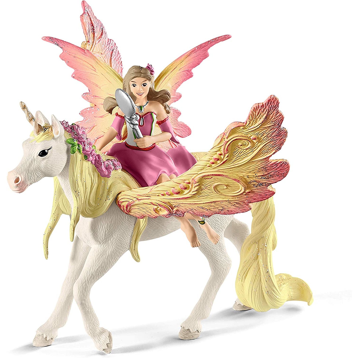 Fairy Feya With Pegasus Unicorn