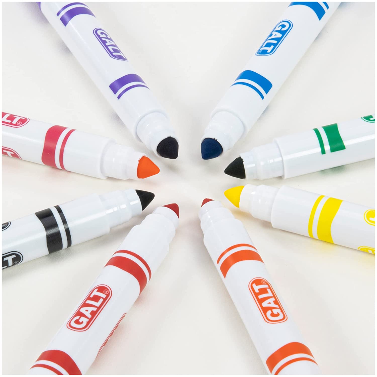 8 Chunky Washable Felt Pens