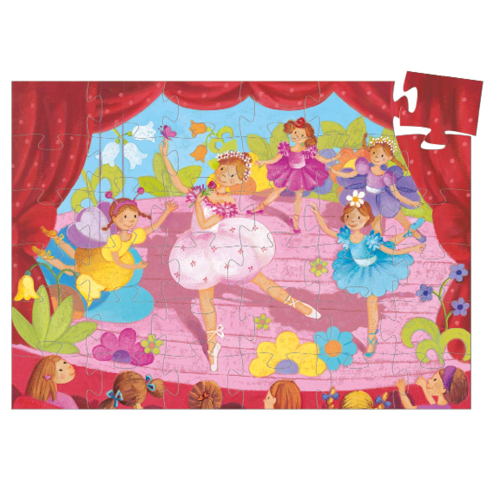 Ballerina with flower - 36 Piece Puzzle