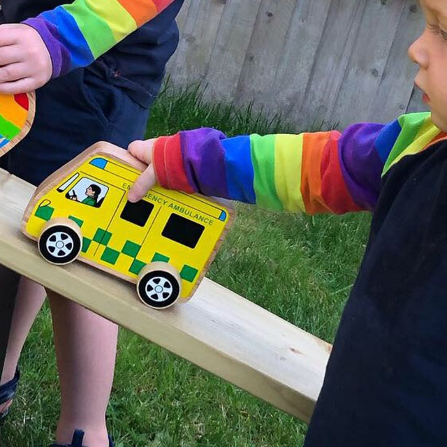 Wooden Ambulance.