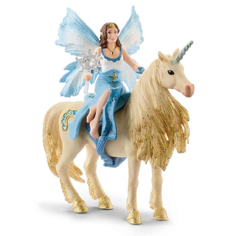 Eyela Riding On Golden Unicorn