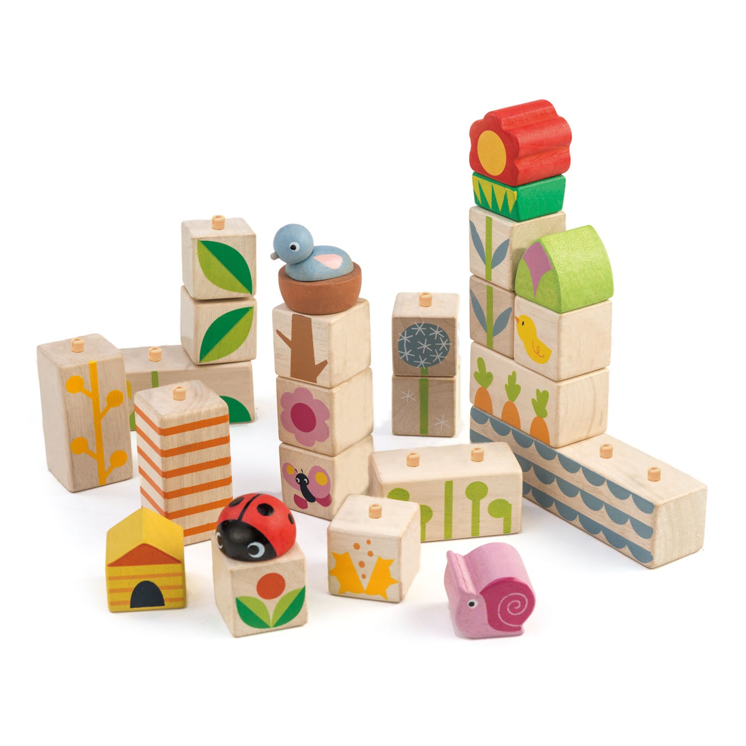 Wooden Garden Blocks