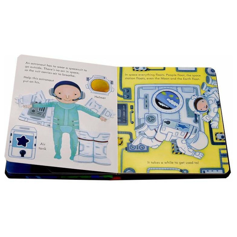 Peep Inside Space - Usborne Book