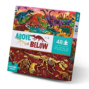 Above & Below Dinosaur World - 48 piece Jigsaw