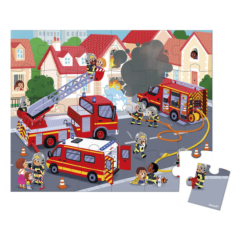 Fire Fighters Rescue 24 Piece Puzzle