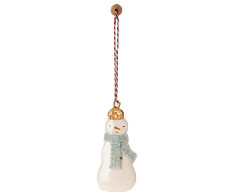 Snow Lady - Metal Ornament
