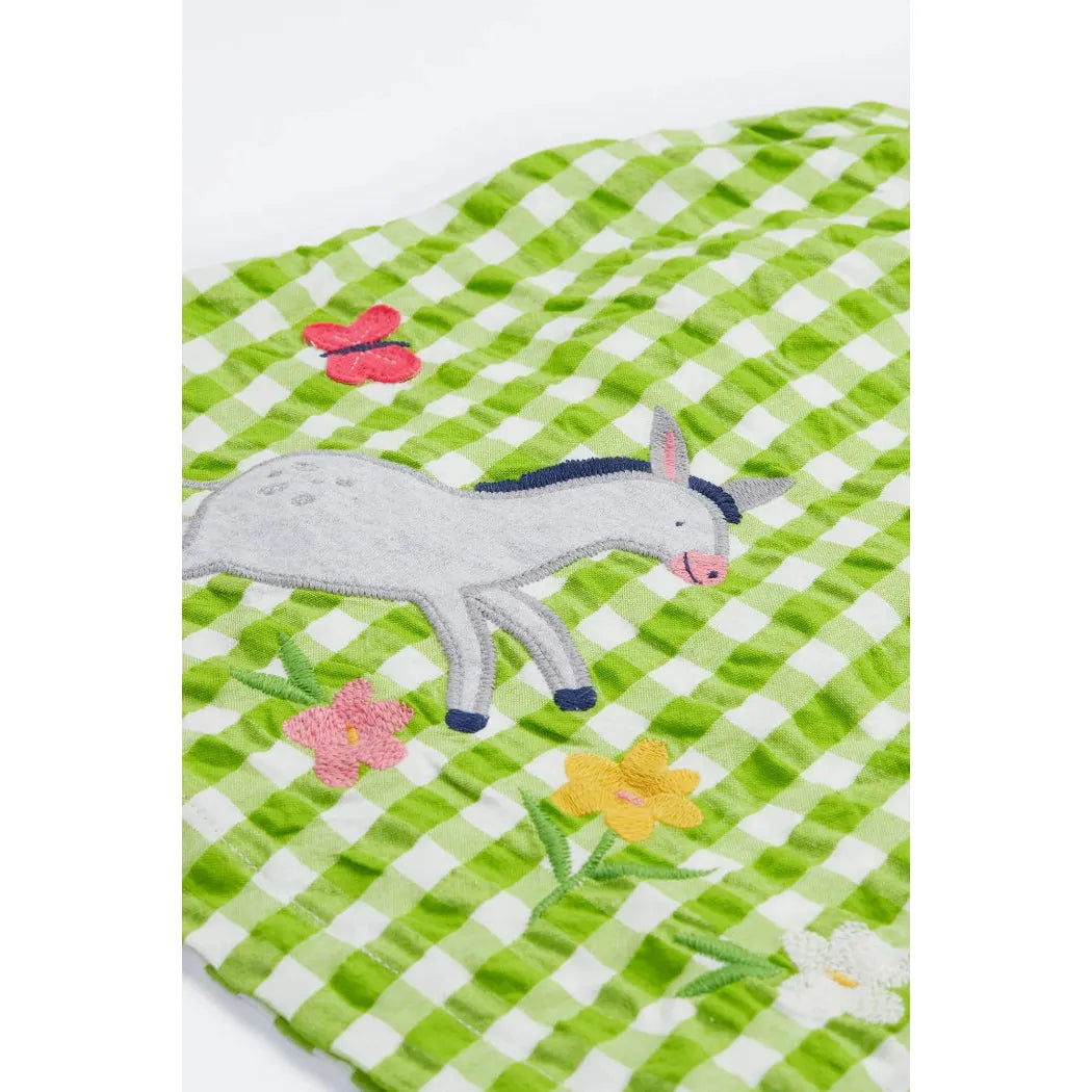 Myrtle Body Dress - Macaw Gingham Donkey