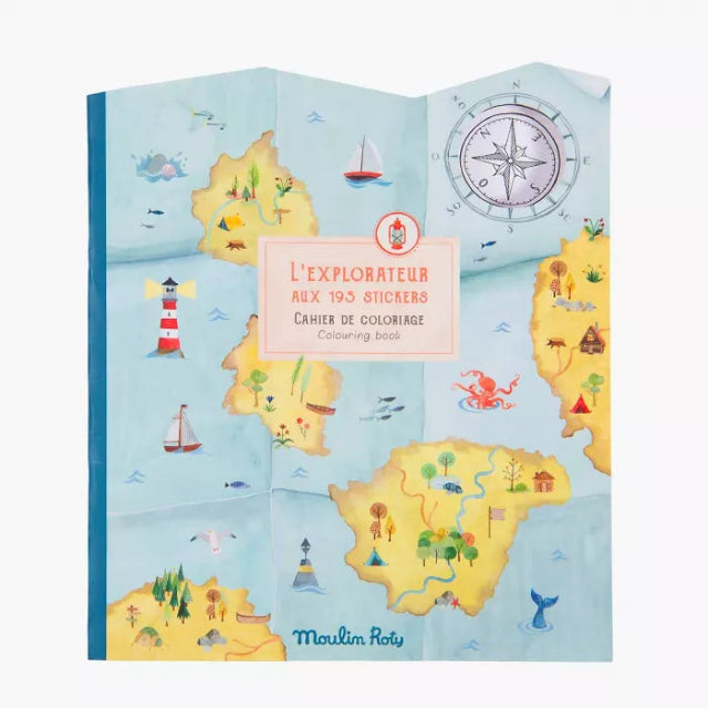 The Explorer - Colouring Book and Stickers