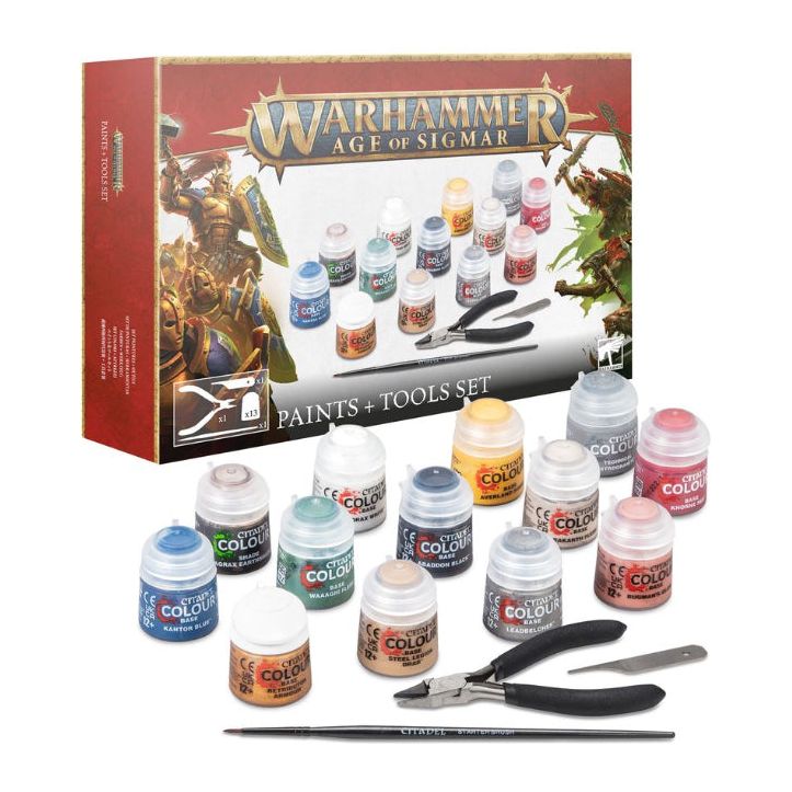 Warhammer Age of Sigmar Paints and Tool Set 🎨✂️