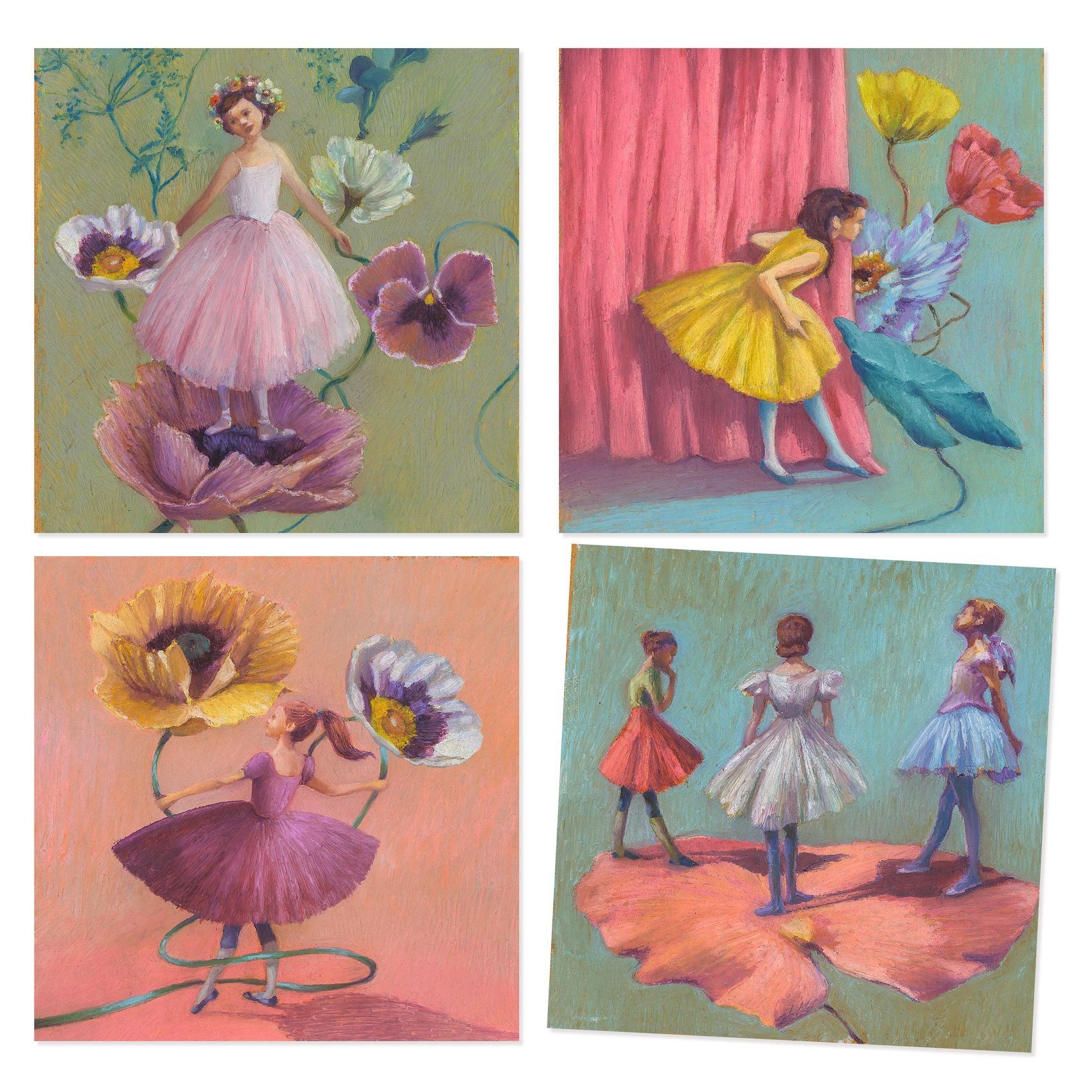 Inspired By - Edgar Degas - The Ballerinas