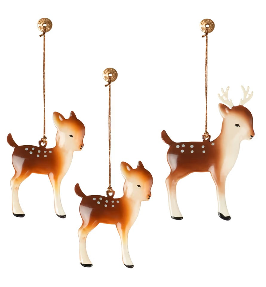 Deer Metal Ornament - Bambi