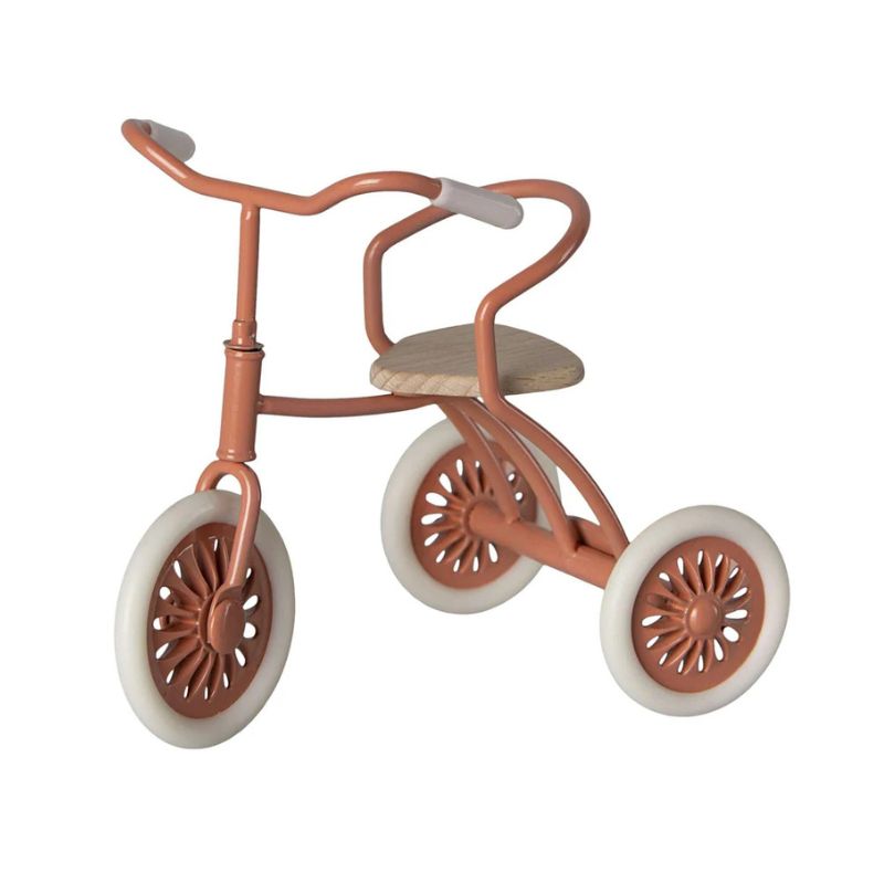 Maileg Tricycle Mouse - Coral