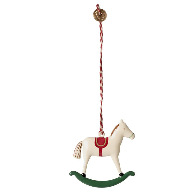 Rocking Horse  Metal Ornament