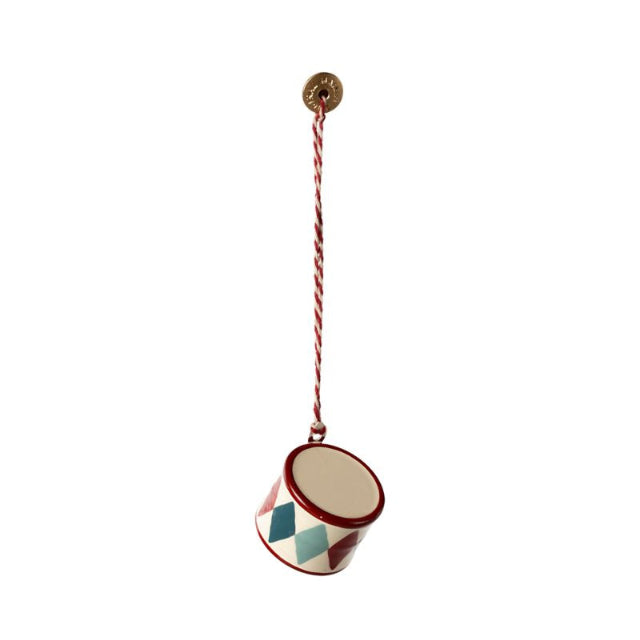 Classic Red Drum Metal Decoration