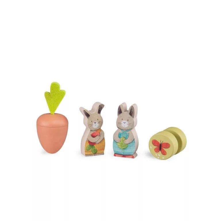 Three Little Rabbits - Stacking Toy – Eve's Toy Shop