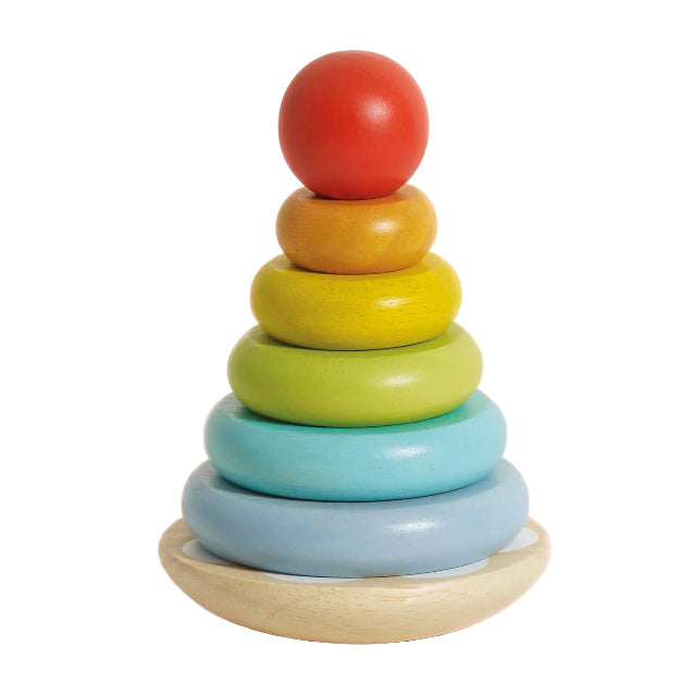 Rainbow Stacking Tower - Classic Wooden Toy