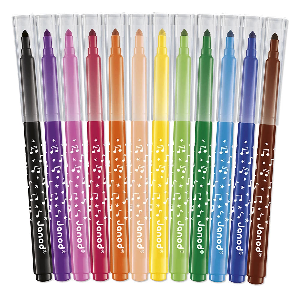 Long-lasting felts x12