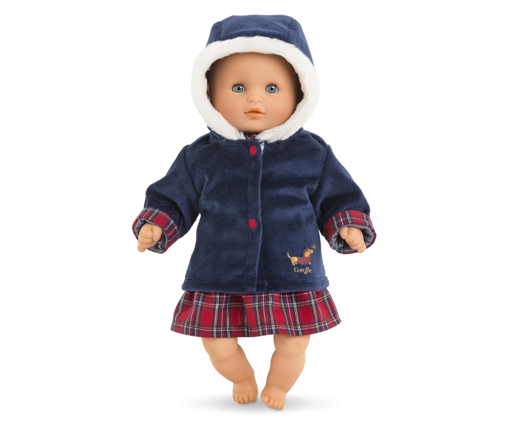Christmas Coat - 30 cm Baby Doll
