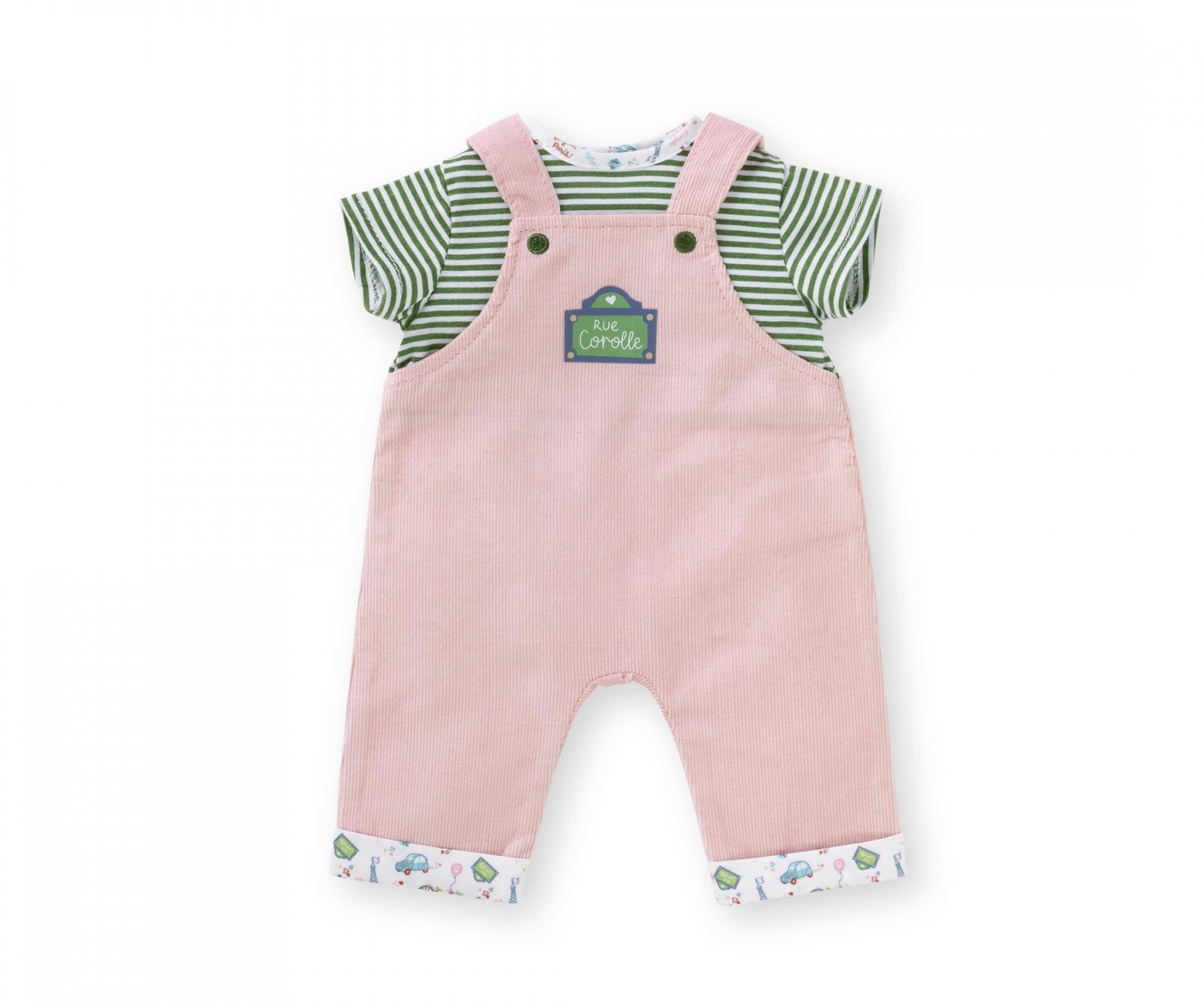 T-Shirt and Dungaree Set - 30 cm Baby Doll