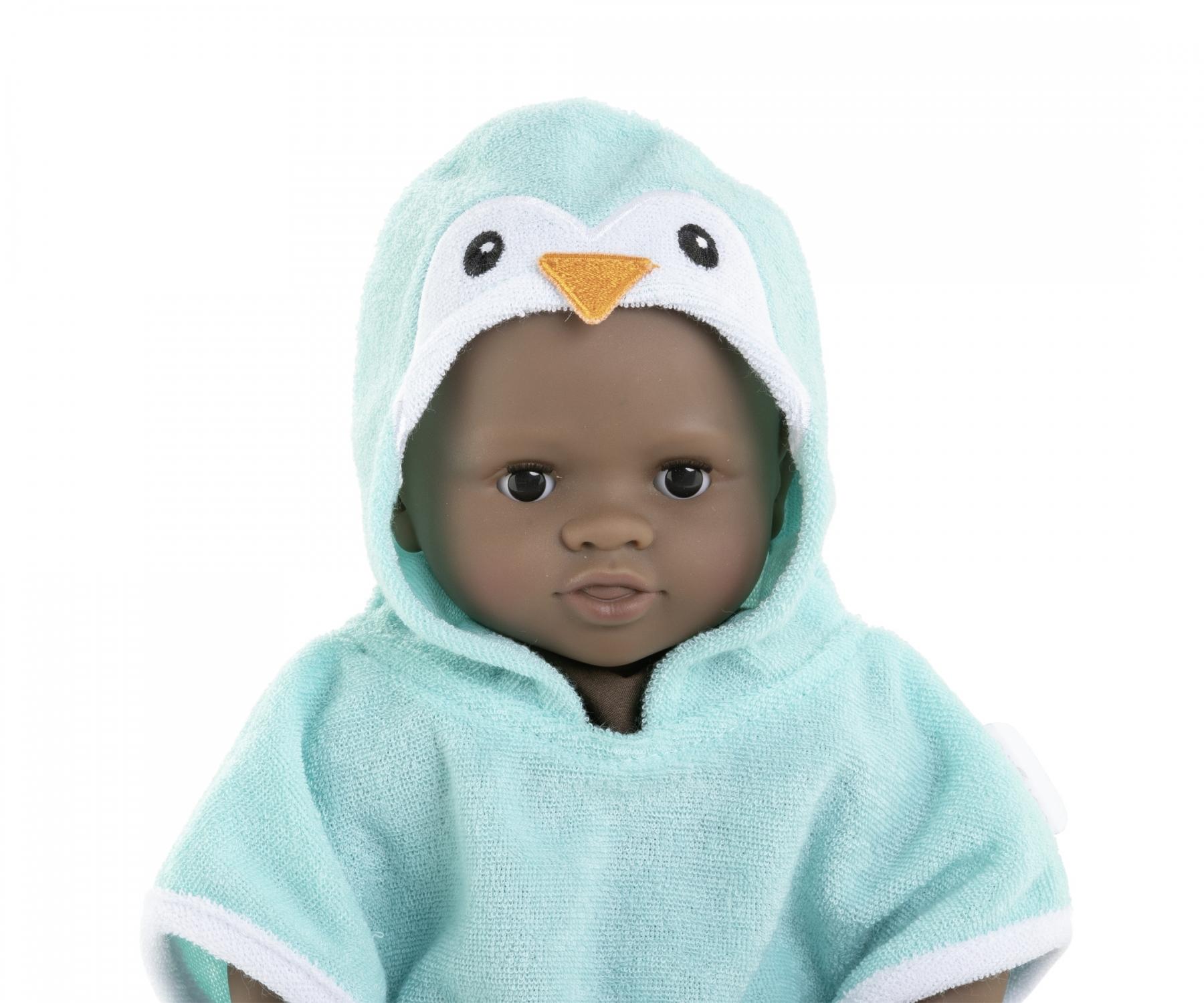 Bathcape Penguin - 30 cm Baby Doll