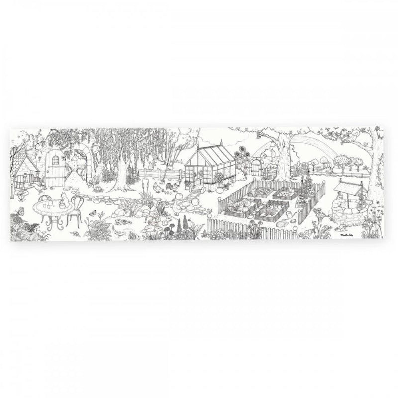 Giant Colouring Poster - 'The Gardener'