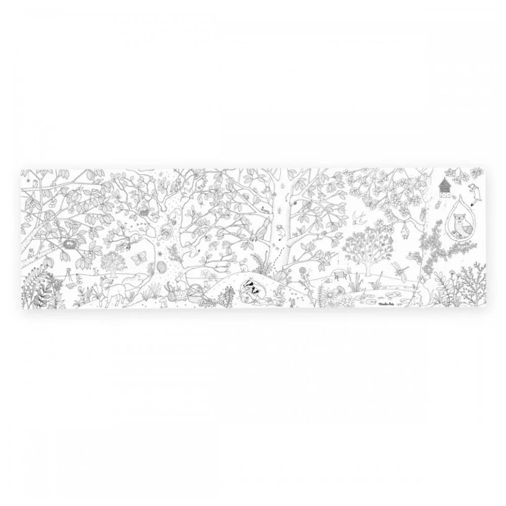 Giant Colouring Poster - 'In The Trees'