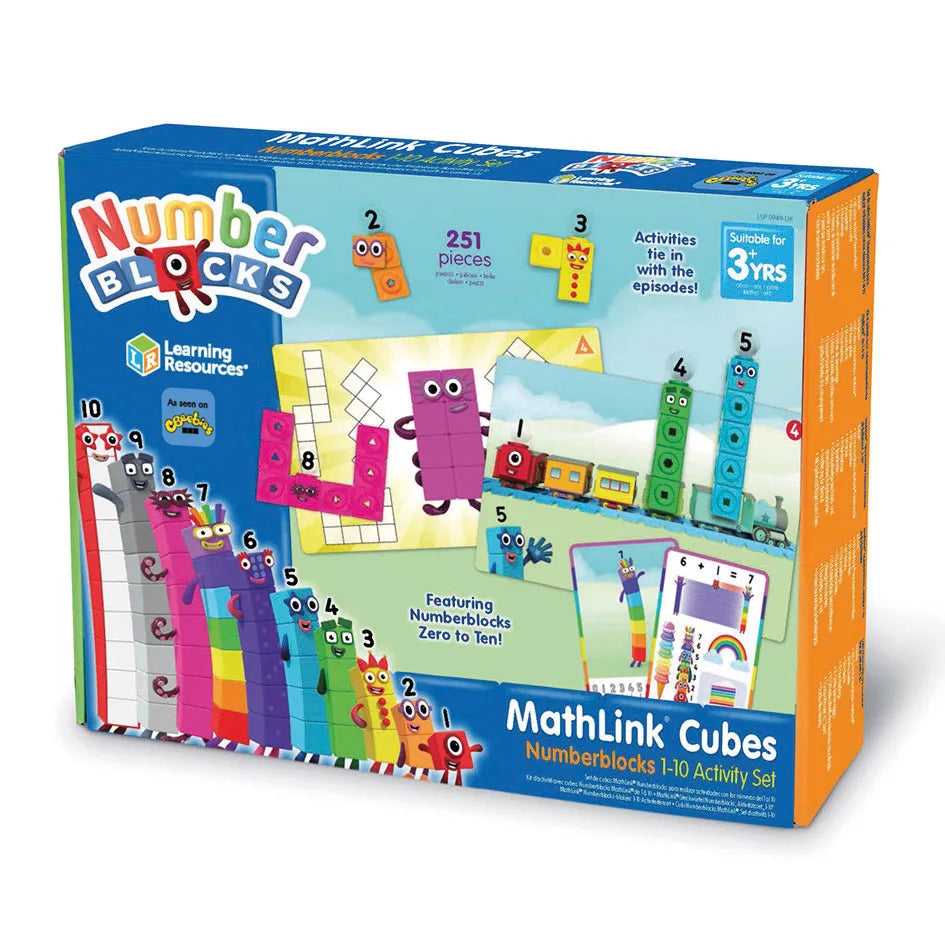 MathLink® Cubes Number Blocks 1-10 Activity Set