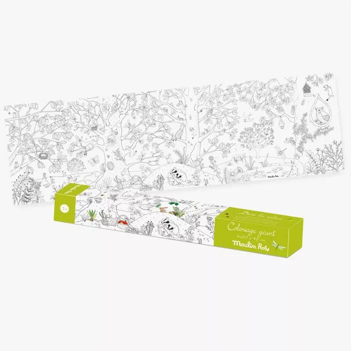 Giant Colouring Poster - 'In The Trees'