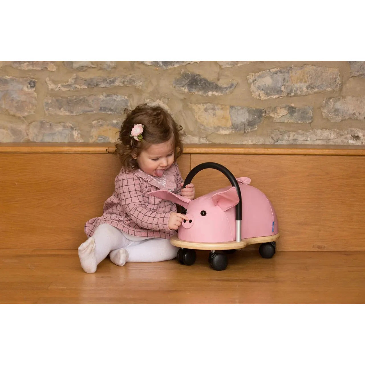 Wheelybug Ride On – Pig (Small – Eve's Toy Shop
