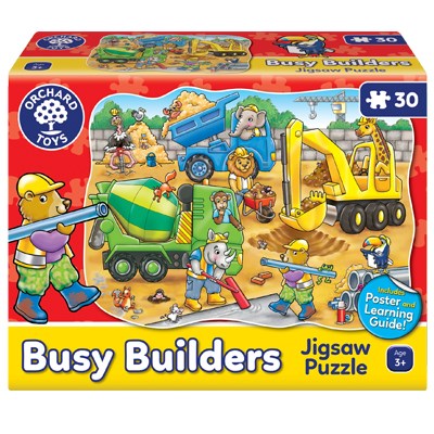 Busy Builders 30 Piece Jigsaw Puzzle