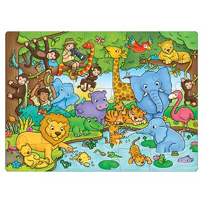 Who's in The Jungle 25 Piece Puzzle