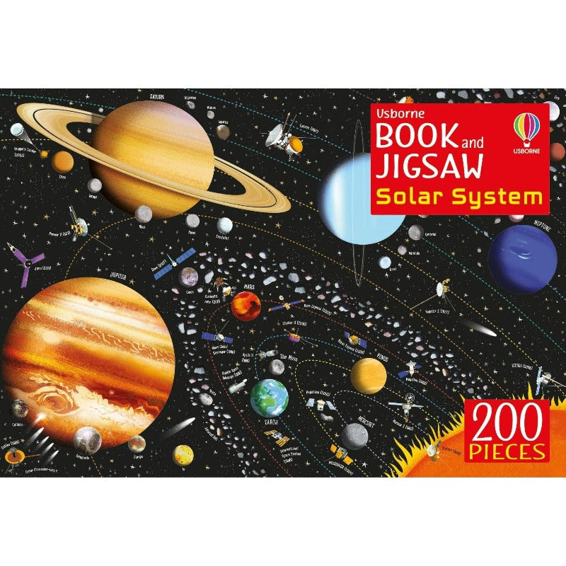 Solar System 200 Piece Jigsaw & Book