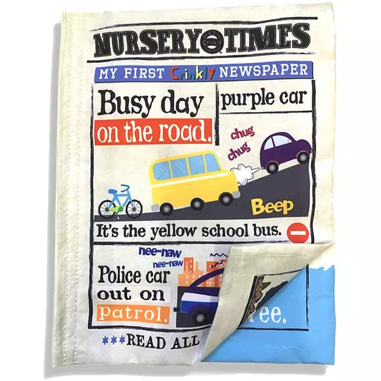 Nursery Times Crinkly Newspaper - Busier Day on the Road