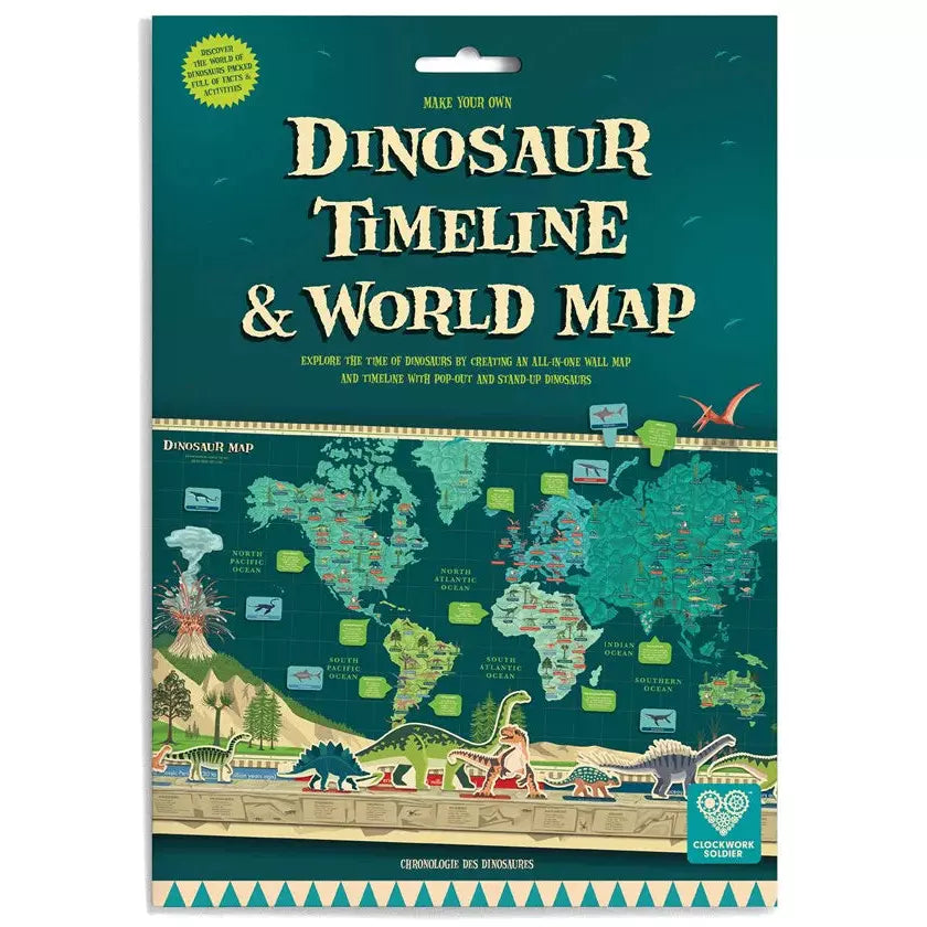 Create Your Own Dinosaur Timeline & World Map