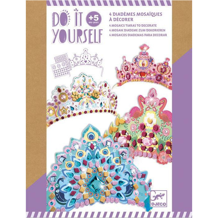 Do it yourself Mosaic Tiaras to Decorate