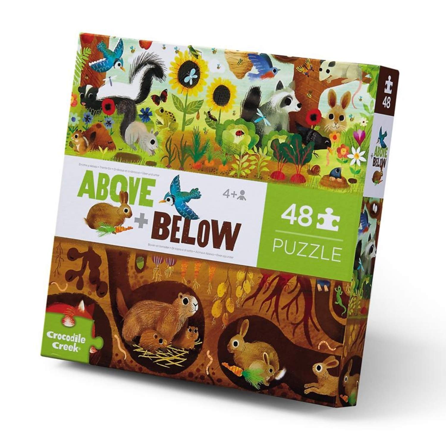 Above & Below forest wildlife - 48 piece Jigsaw