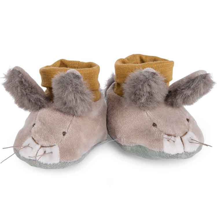 Trois Petits Lapins - Three Little Rabbits! Baby Slippers