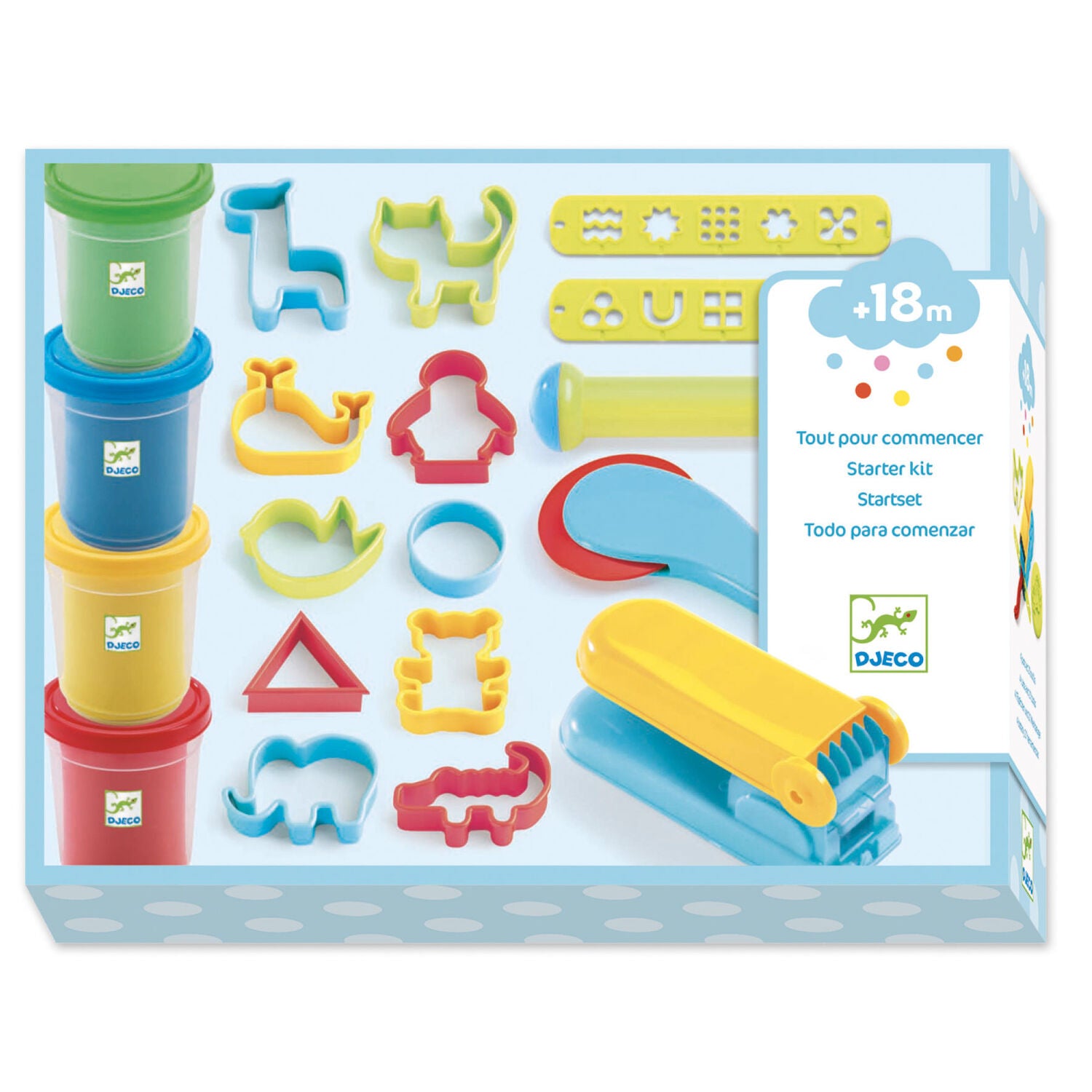 Djeco Play Dough Starter Kit