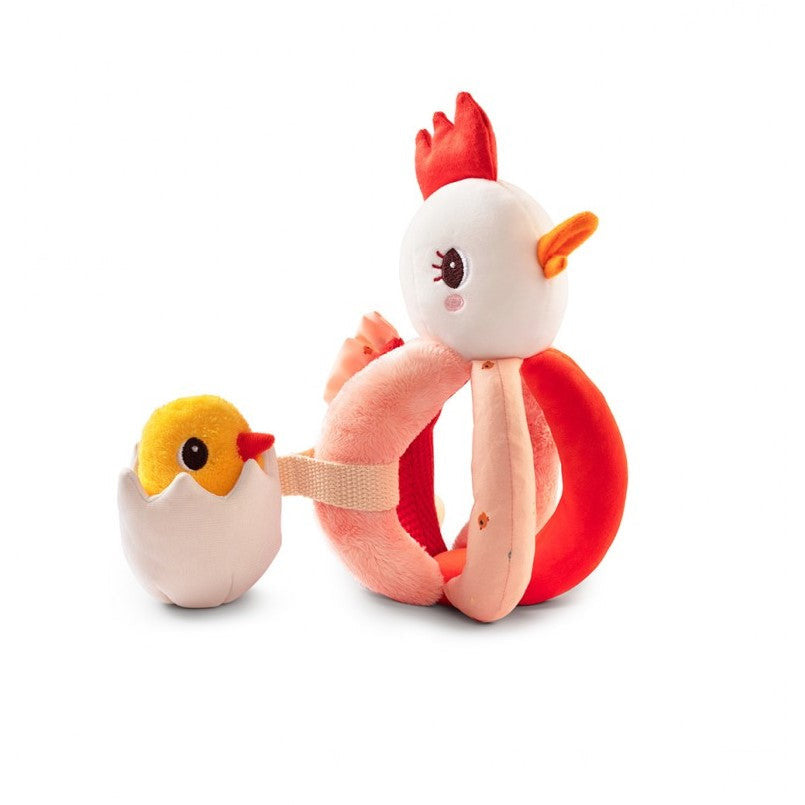 Rattle With Handles Paulette The Hen